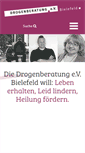 Mobile Screenshot of drogenberatung-bielefeld.de